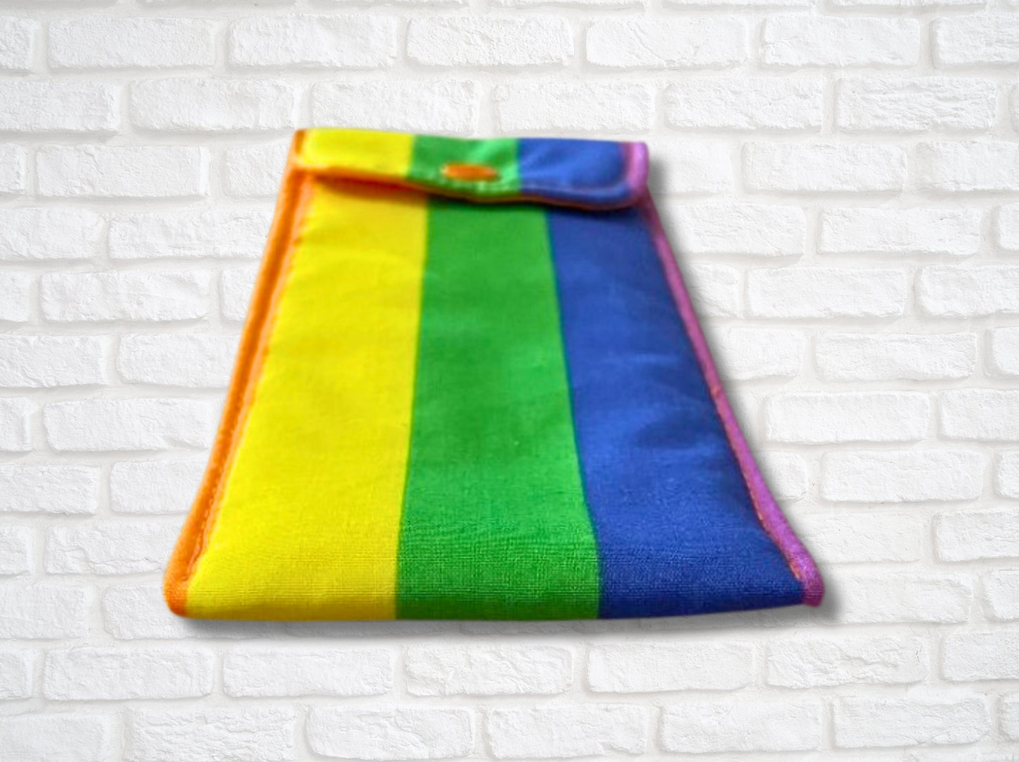 Glasses case, pride glasses case, pride gifts, sunglasses case, soft padded glasses case, soft pouch, rainbow flag,