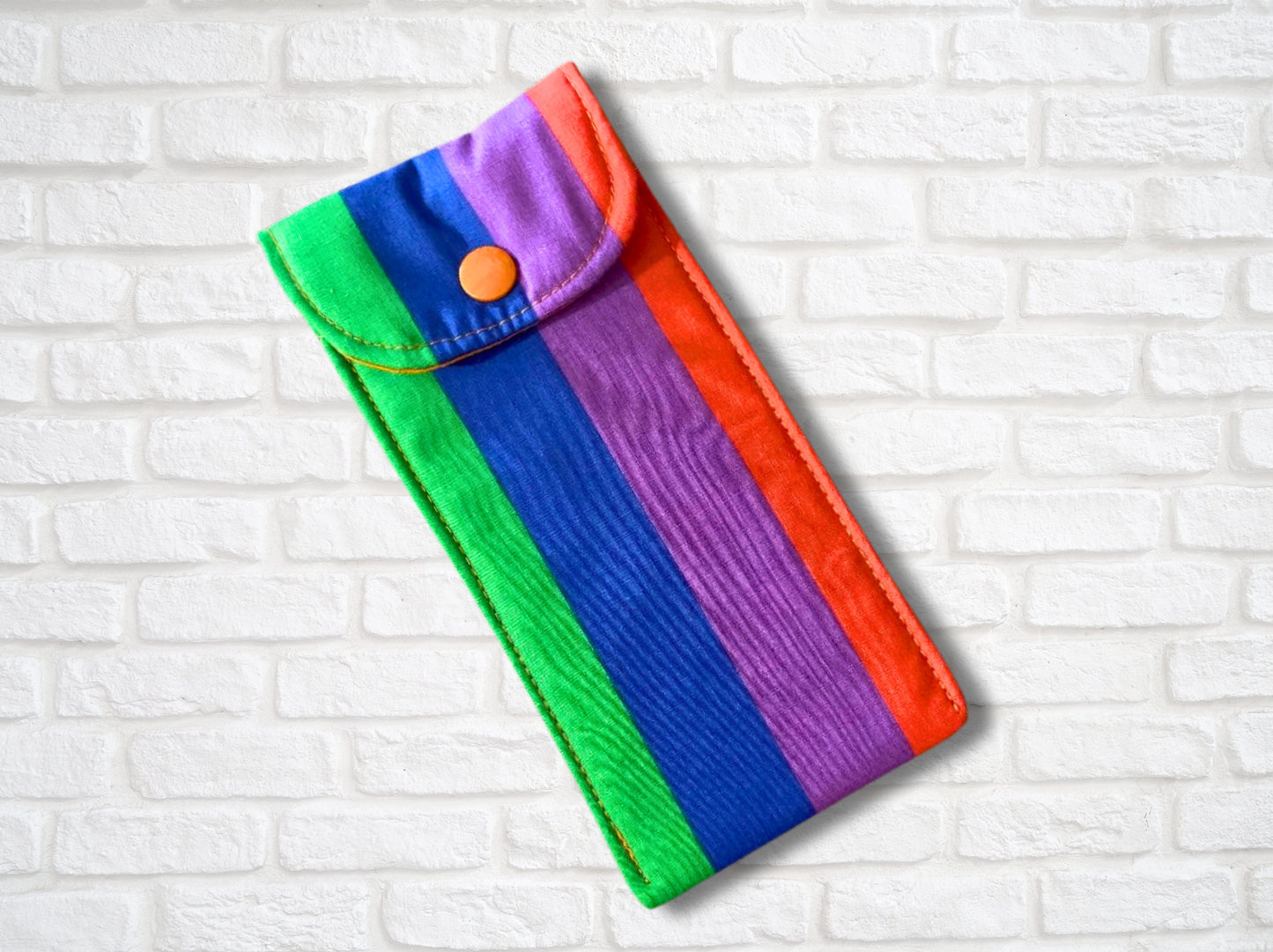 Glasses case, pride glasses case, pride gifts, sunglasses case, soft padded glasses case, soft pouch, rainbow flag,