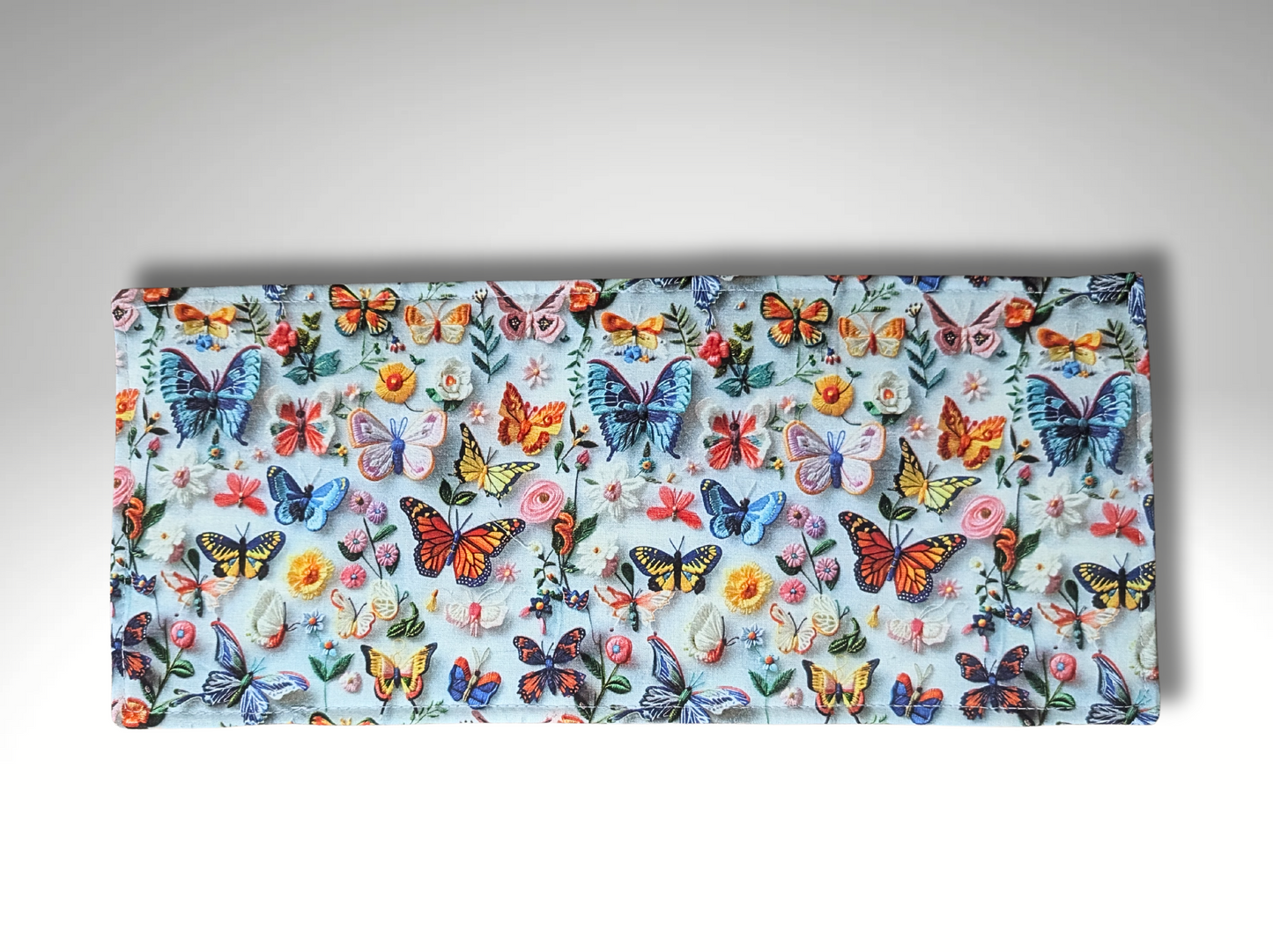 Blue Badge holder, Disabled parking permit holder, Fabric blue badge holder, Butterfly, Key Fob