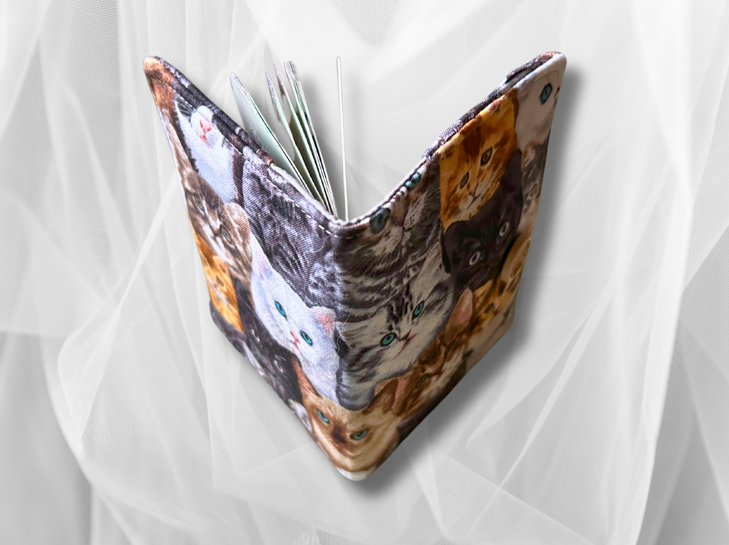 Passport cover, passport holder, passport wallet, Cats