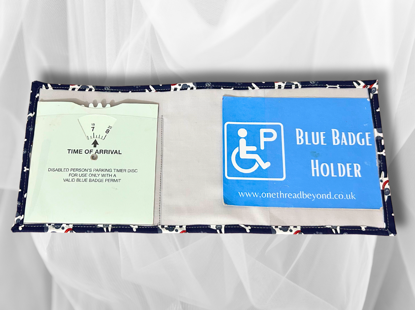 Blue Badge holder, Disabled parking permit holder, Dog blue badge holder, Fabric blue badge holder