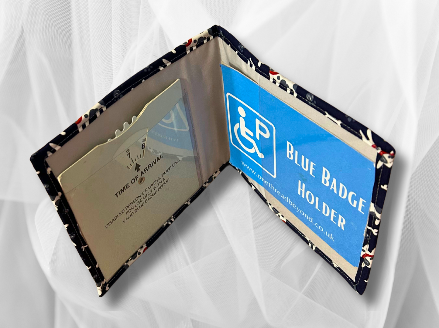 Blue Badge holder, Disabled parking permit holder, Dog blue badge holder, Fabric blue badge holder