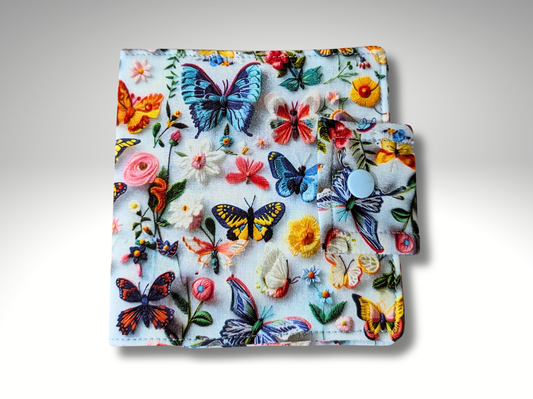 Sanitary pouch, sanitary pad holder, sanitary towel wallet, panty liner holder, butterfly