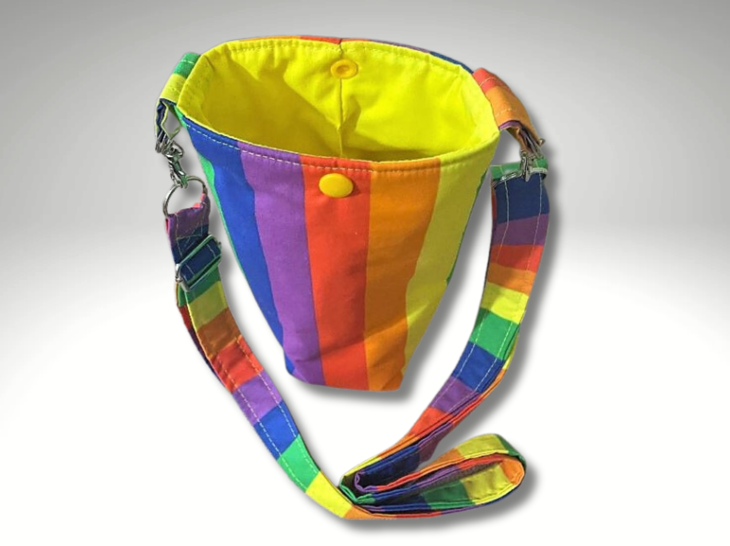 LGBTQ+, Pride gift, Gay Pride, Bottle bag, travel bottle bag, water bottle bag, drinks holder, dog walking bag, across body bag, drinks bag