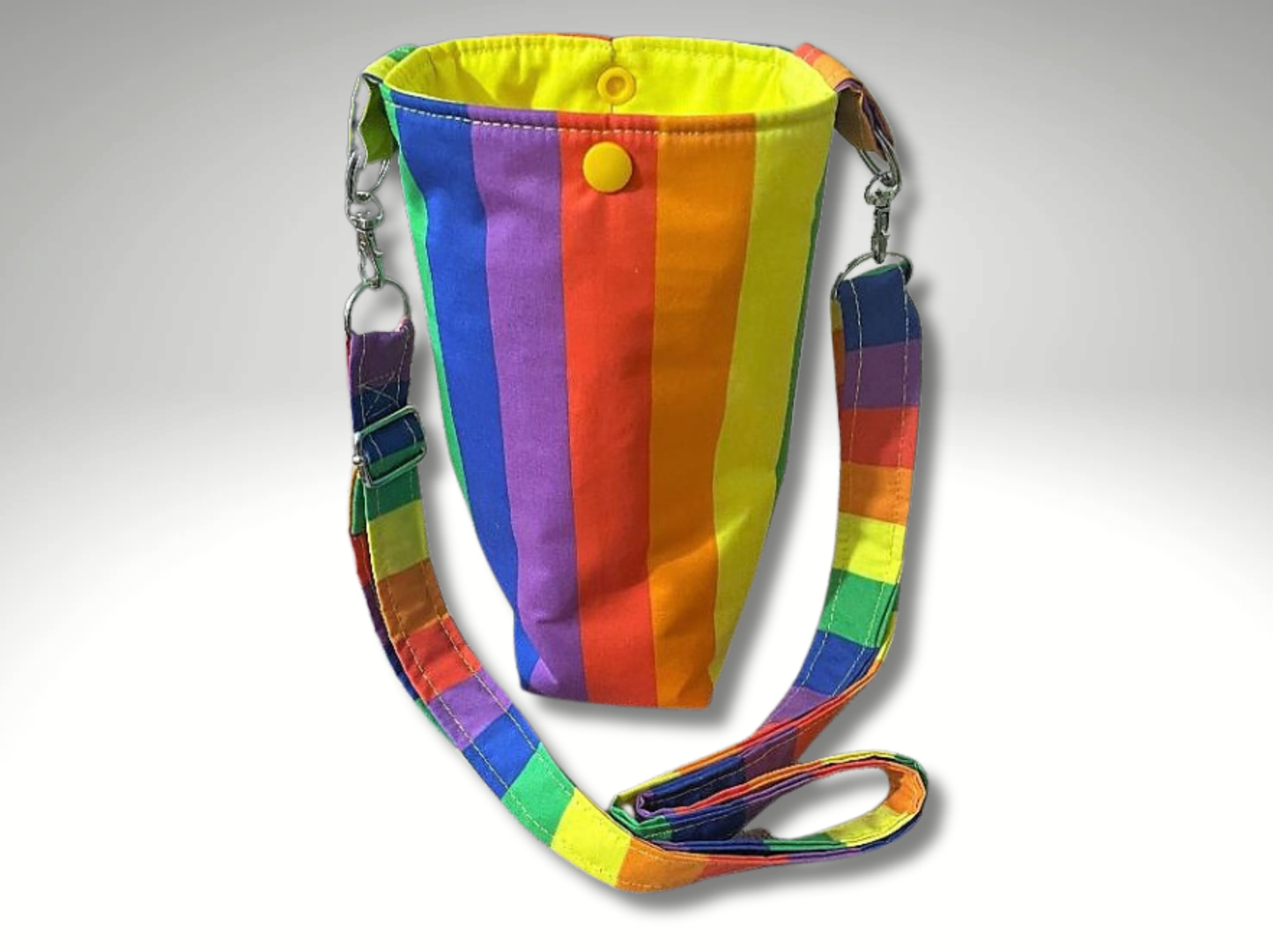 LGBTQ+, Pride gift, Gay Pride, Bottle bag, travel bottle bag, water bottle bag, drinks holder, dog walking bag, across body bag, drinks bag