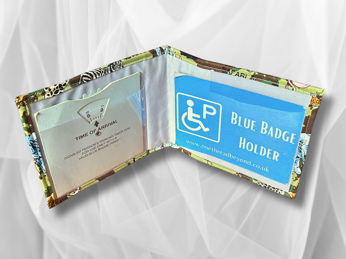 Kids Blue Badge holder, Disabled parking permit holder, Safari animals blue badge holder, Fabric blue badge holder, Childrens blue badge holder