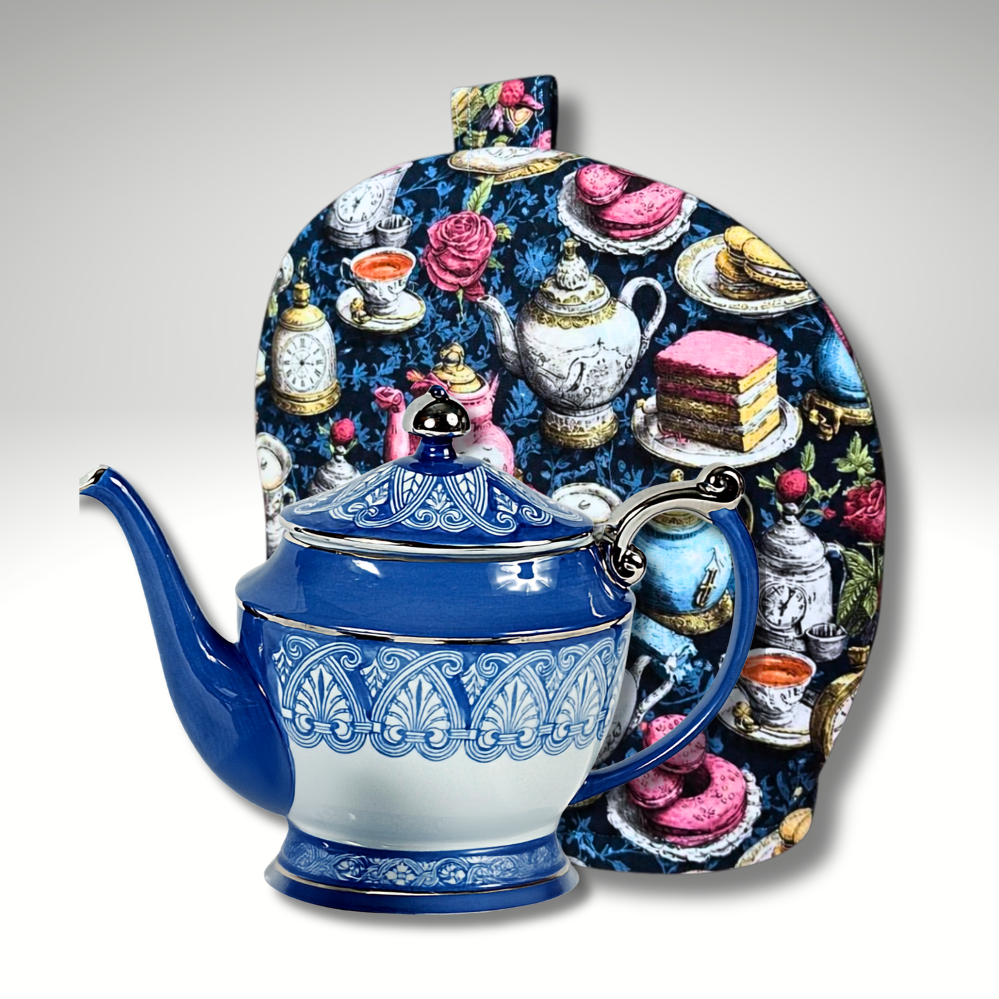 Tea Party Tea Cosy, Teapot Cover, Kitchen Accessories, Housewarming, Wonderland