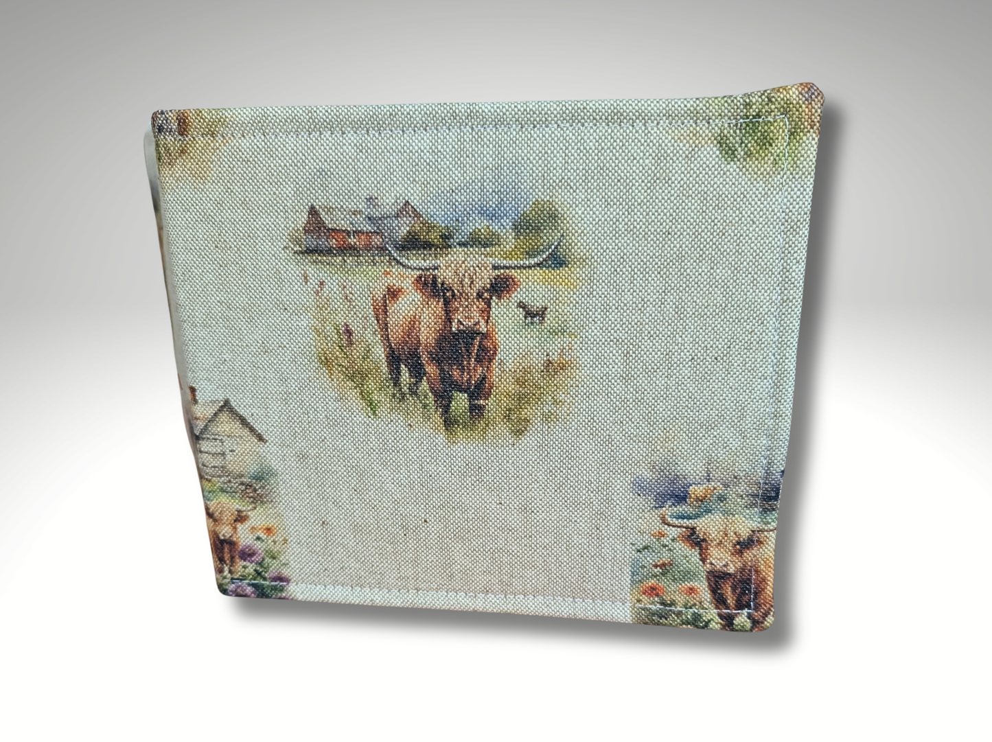 Blue Badge holder, Disabled parking permit holder, Cow blue badge holder, Highland Cows