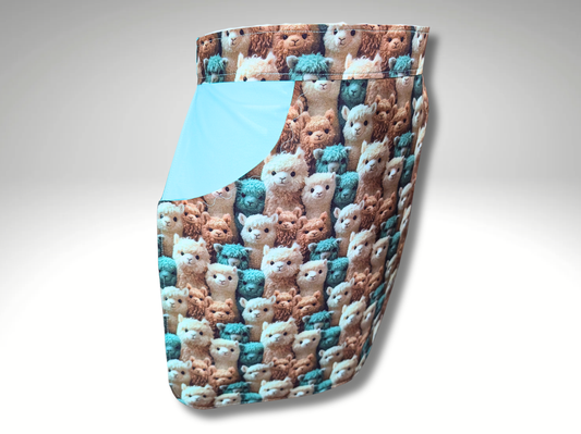 Alpaca Apron, Half Apron, Waist Apron, Peg apron, housewarming gift