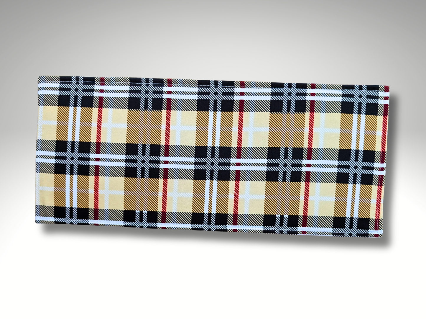 Cream Tartan Blue Badge holder, Hologram Safe, Disability permit holder, Parking permit holder