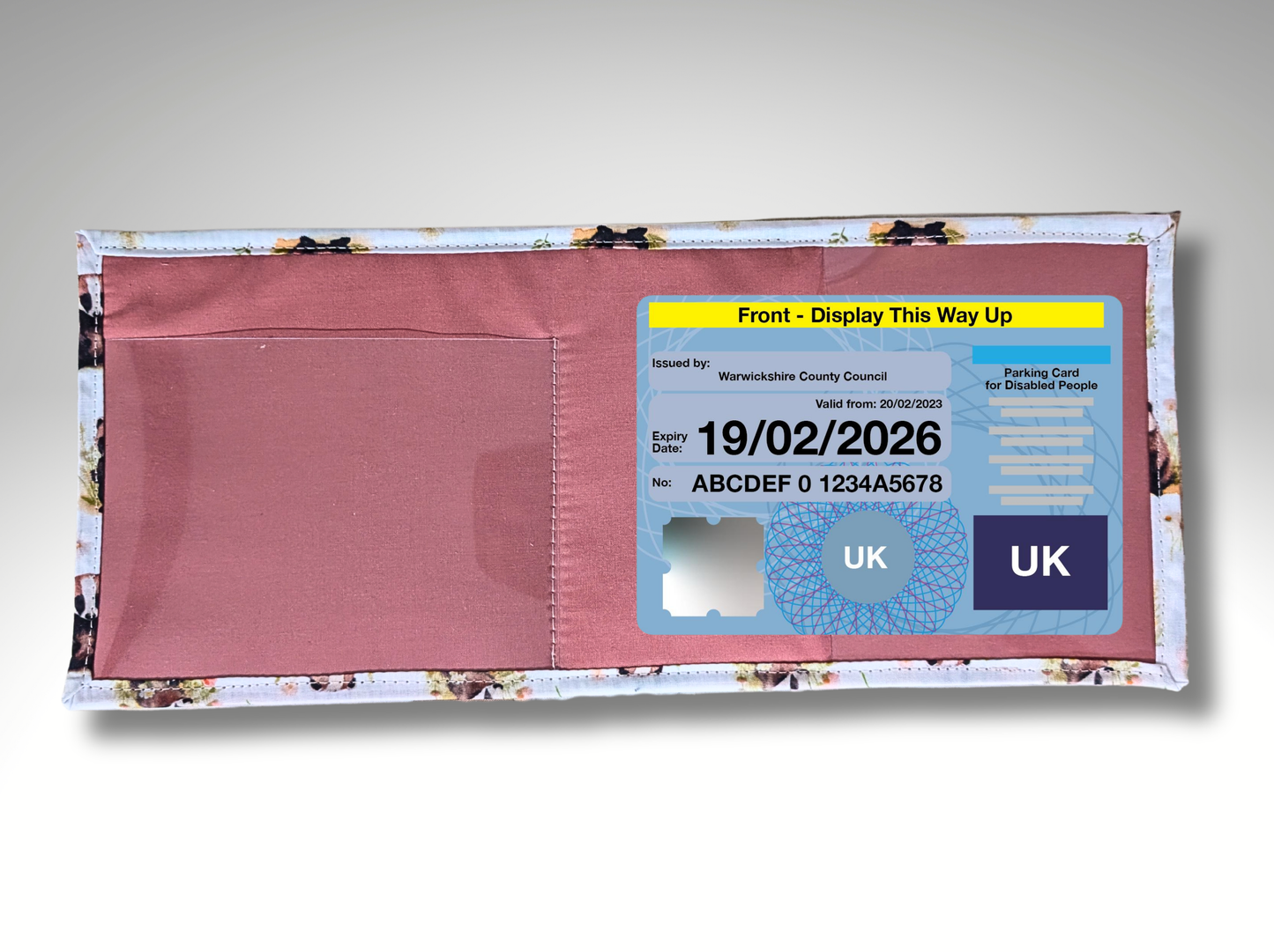 Badger Blue Badge holder, Disabled parking permit holder wallet