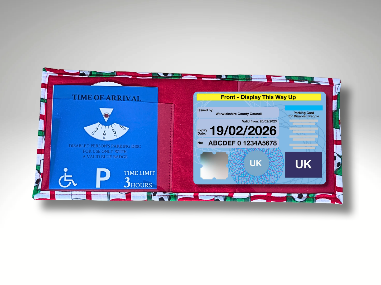 Football Blue Badge holder, Hologram Safe, Disabled parking permit holder, England, St George, World Cup