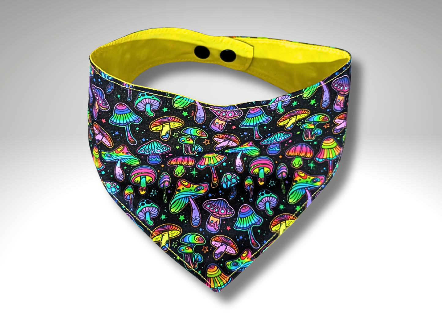 Fun Pet Bandana, dog, cat, mushrooms