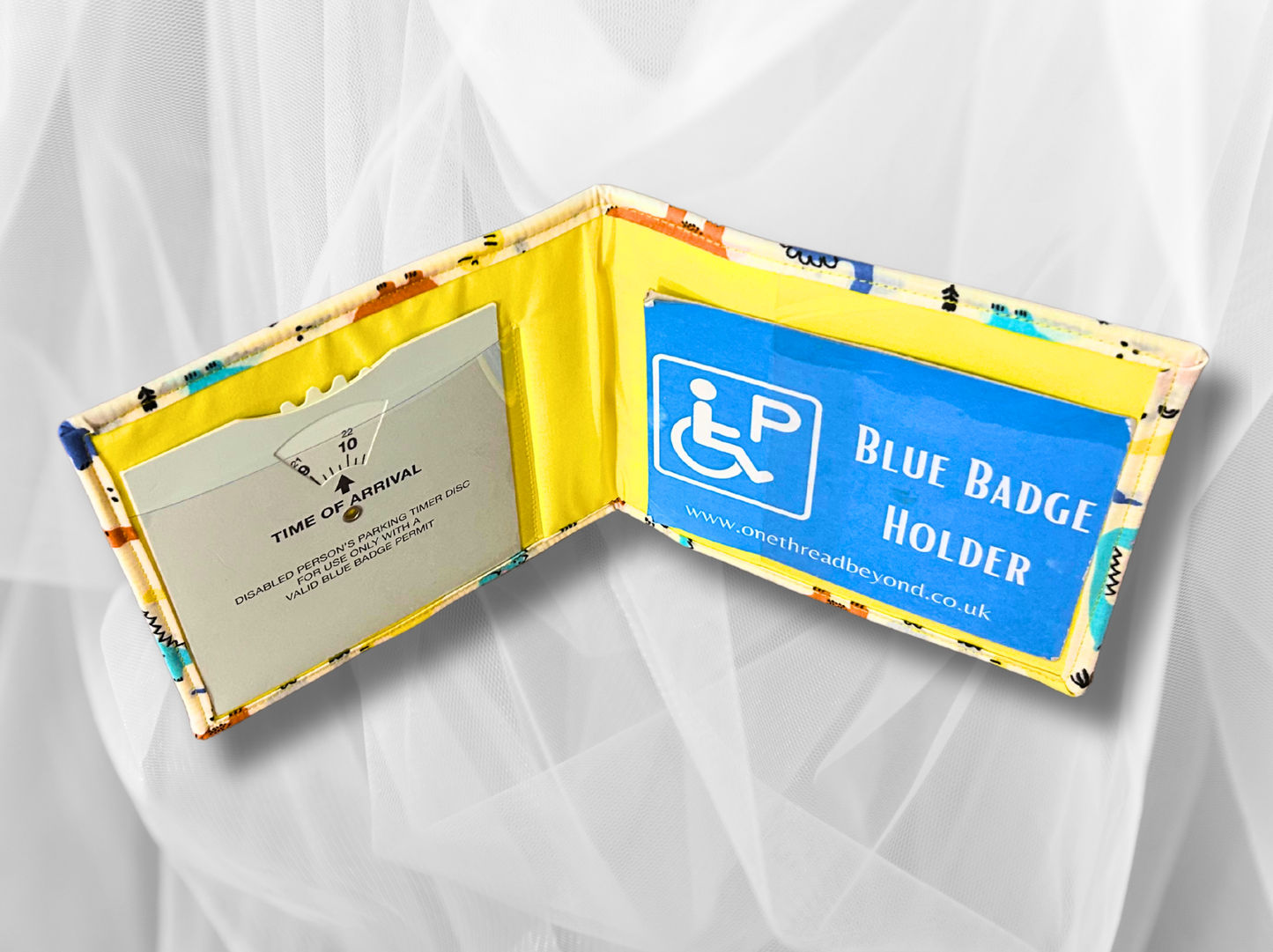 Childrens Blue Badge holder, Disabled parking permit holder, Dinosaur blue badge holder, Fabric blue badge holder, Kids blue badge holder