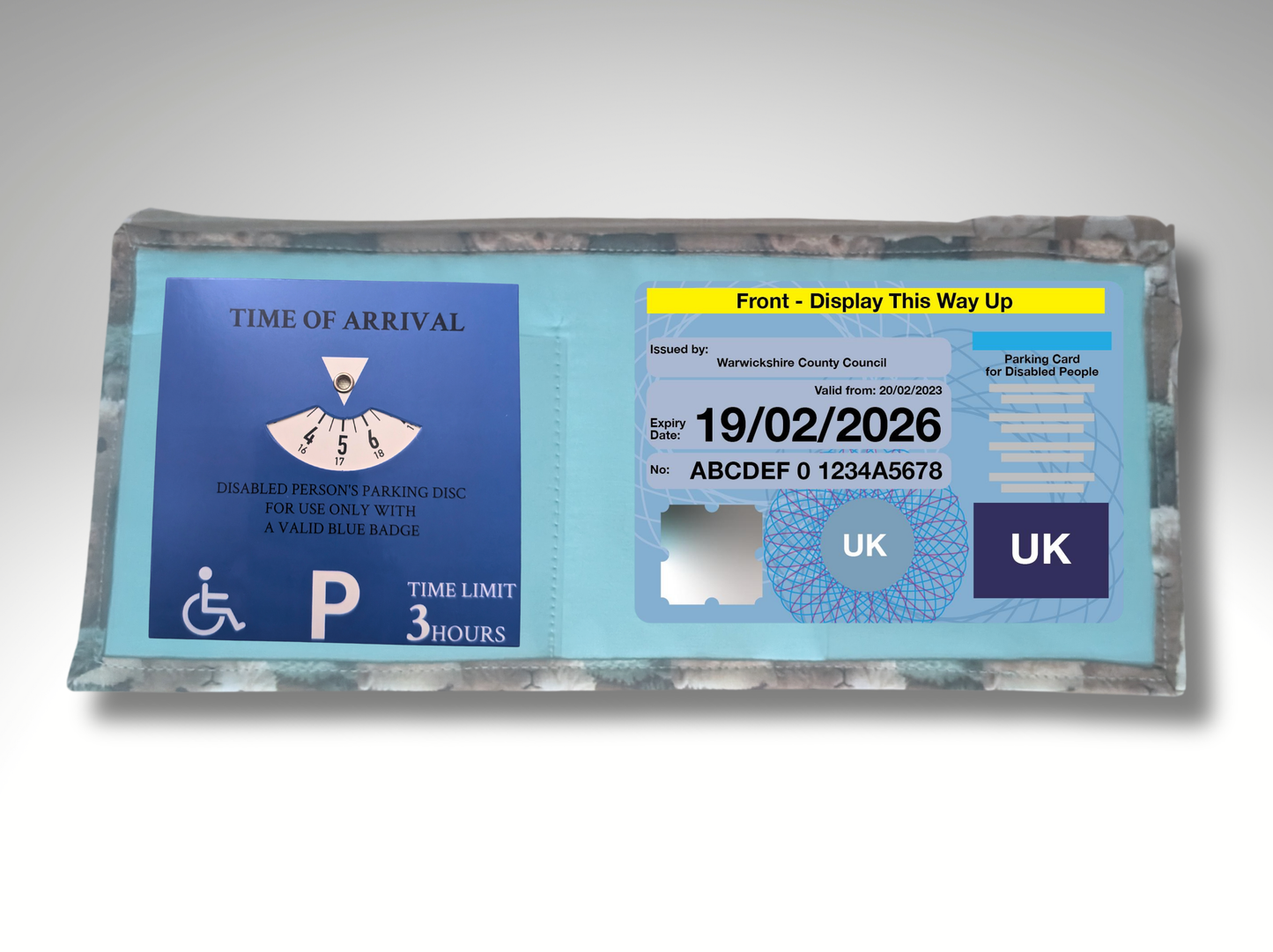 Alpaca Blue Badge holder, Disabled parking permit holder