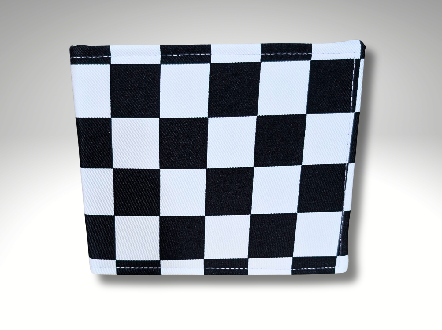 Monochrome  Blue Badge holder, Hologram Safe, Disabled parking permit, Black and White checkered