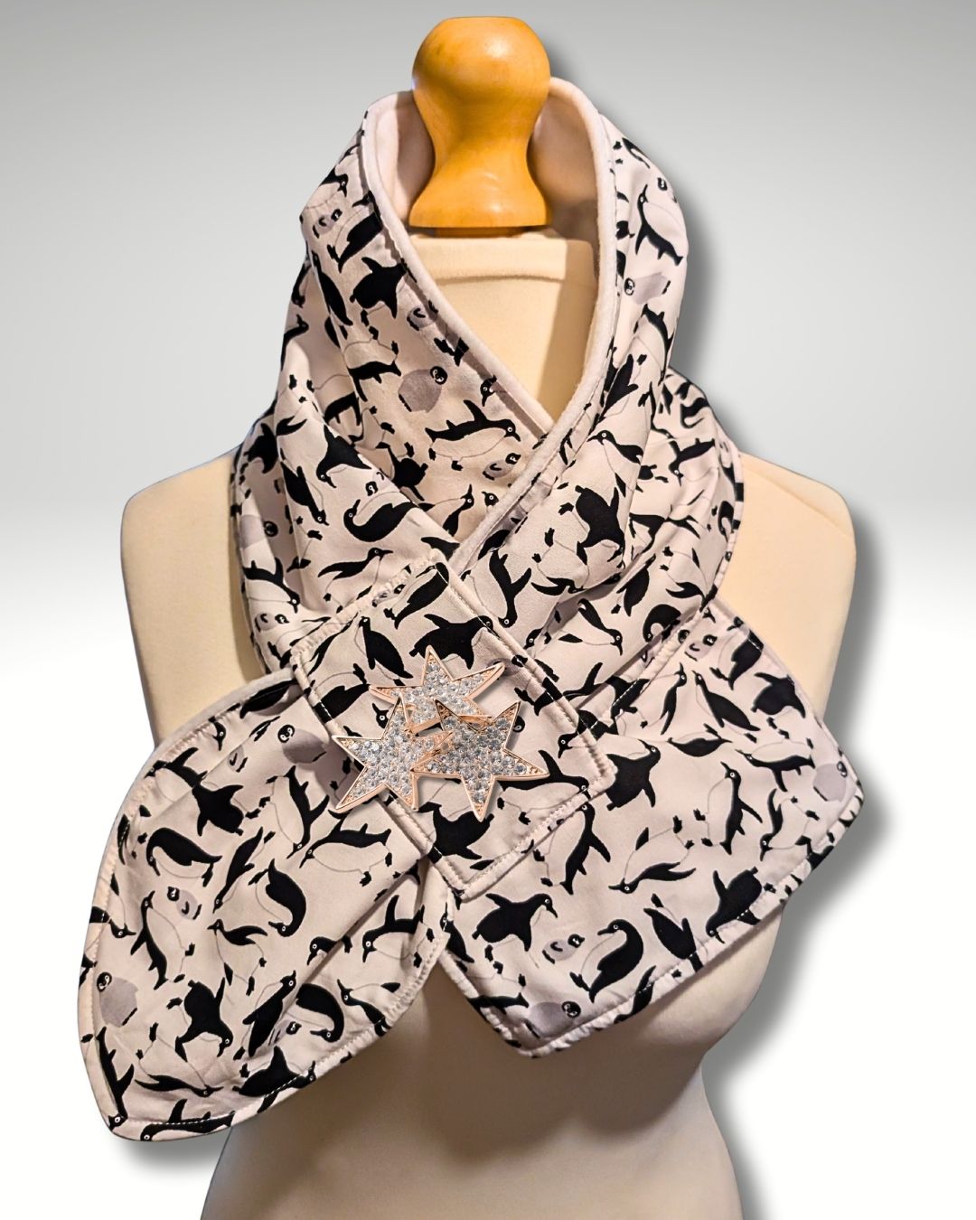 Scarf, Wrap Scarf, Fashion Scarf, Dress Scarf, Penguins