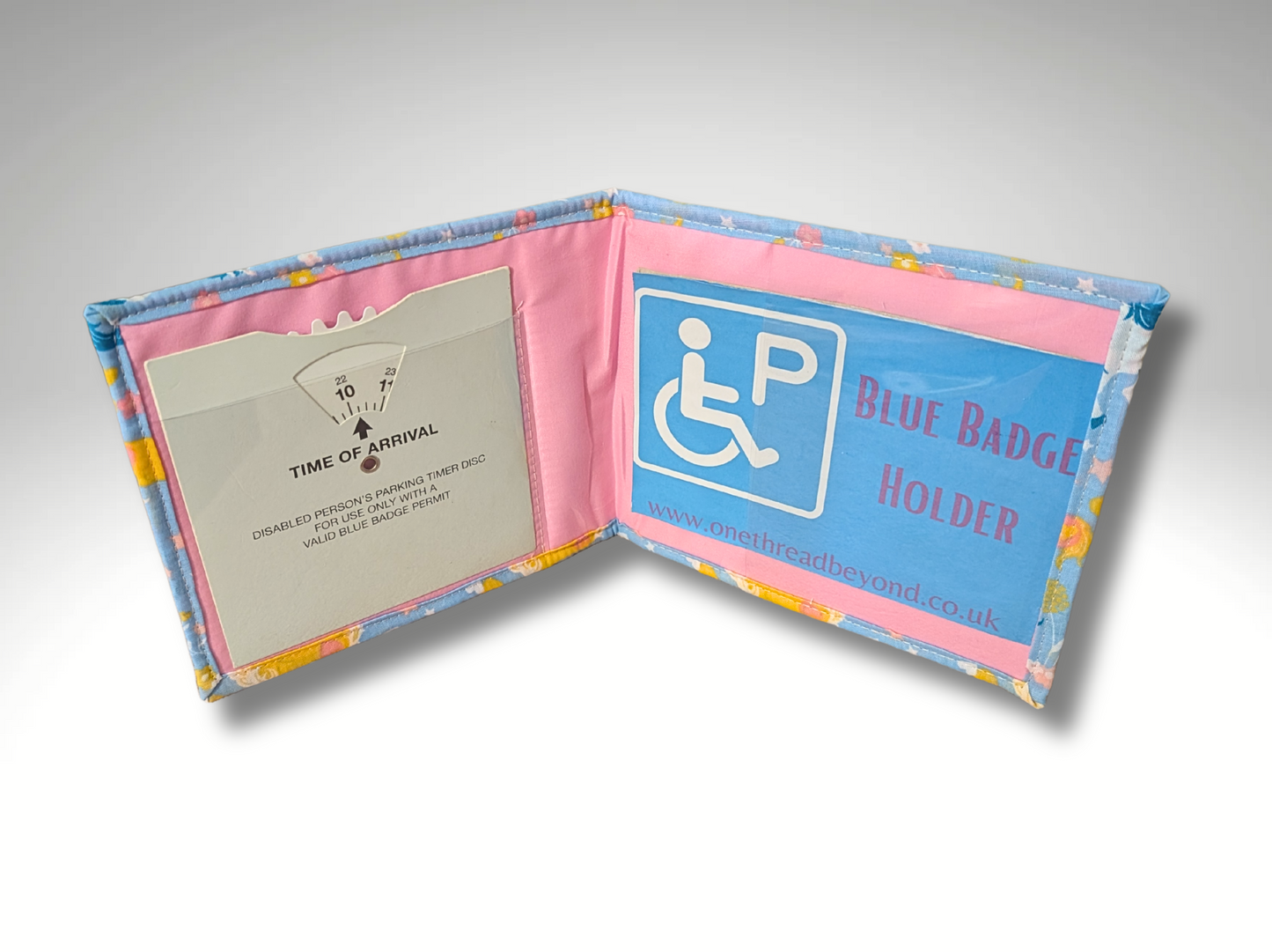 Childrens Blue Badge Holder, Kids blue badge holder, Unicorns (light Blue)