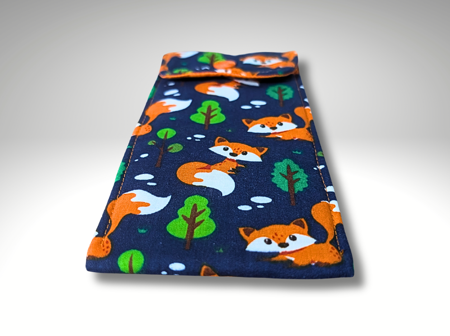 Glasses case, sunglasses case, soft padded glasses case, Fox's, mothers day gift, soft pouch, gifts for her