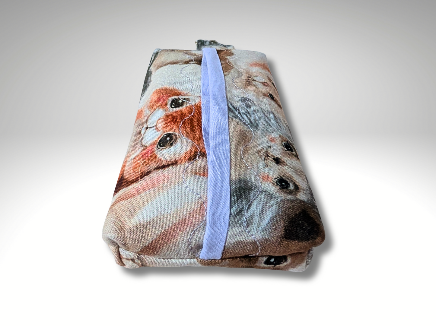 Pocket tissue holder, Key fob tissue holder, travel tissue, tissue dispenser, cute animals