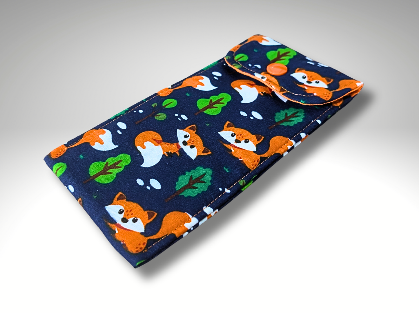 Glasses case, sunglasses case, soft padded glasses case, Fox's, mothers day gift, soft pouch, gifts for her