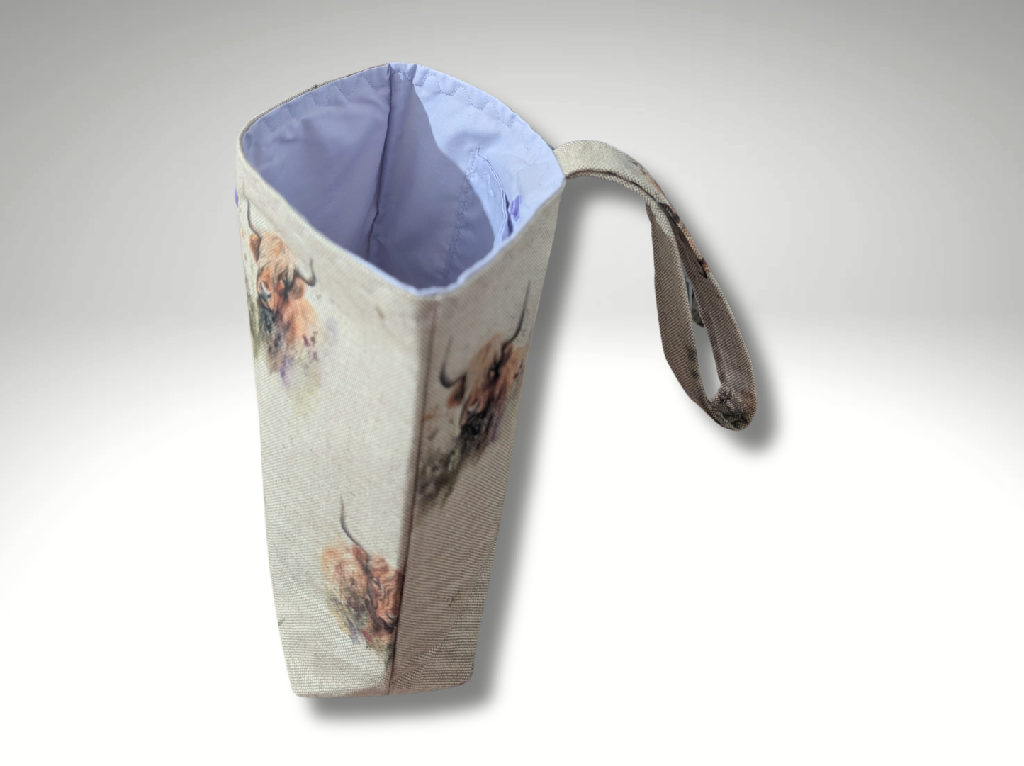 Car tidy, Car bin, car gift, storage bag, hanging bag, Highland Cow, Car accessory