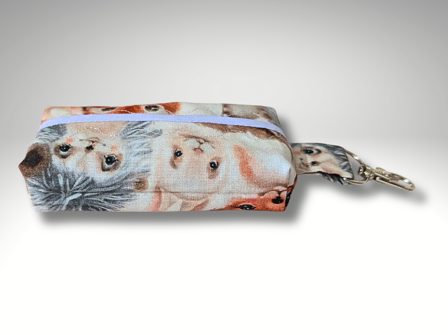Pocket tissue holder, Key fob tissue holder, travel tissue, tissue dispenser, cute animals