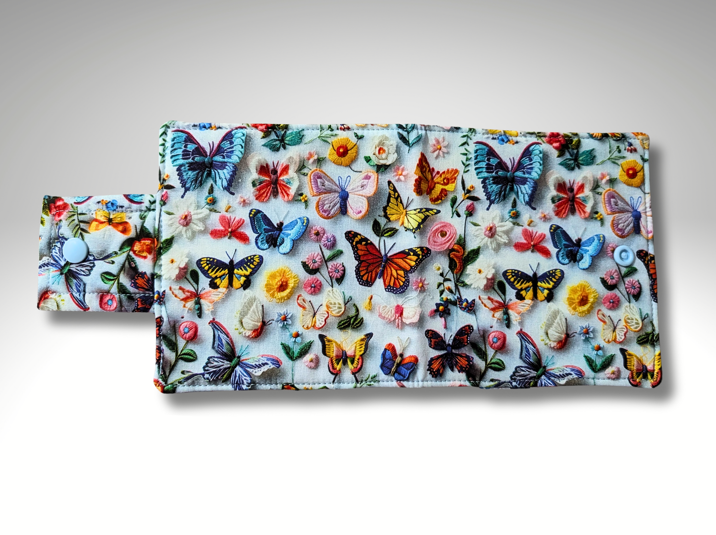 Sanitary pouch, sanitary pad holder, sanitary towel wallet, panty liner holder, butterfly