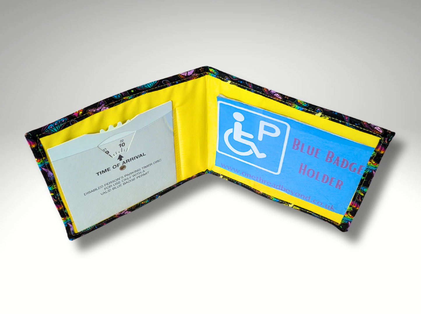 Blue Badge holder, Disabled parking permit holder, Mushrooms, Fun blue badge holder