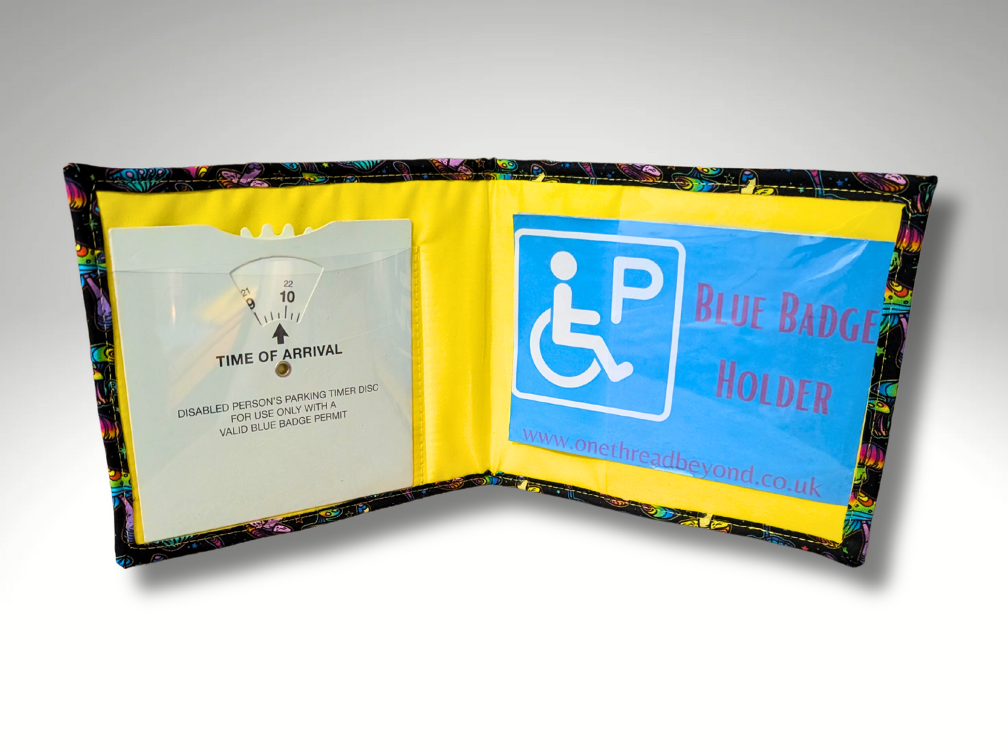 Blue Badge holder, Disabled parking permit holder, Mushrooms, Fun blue badge holder