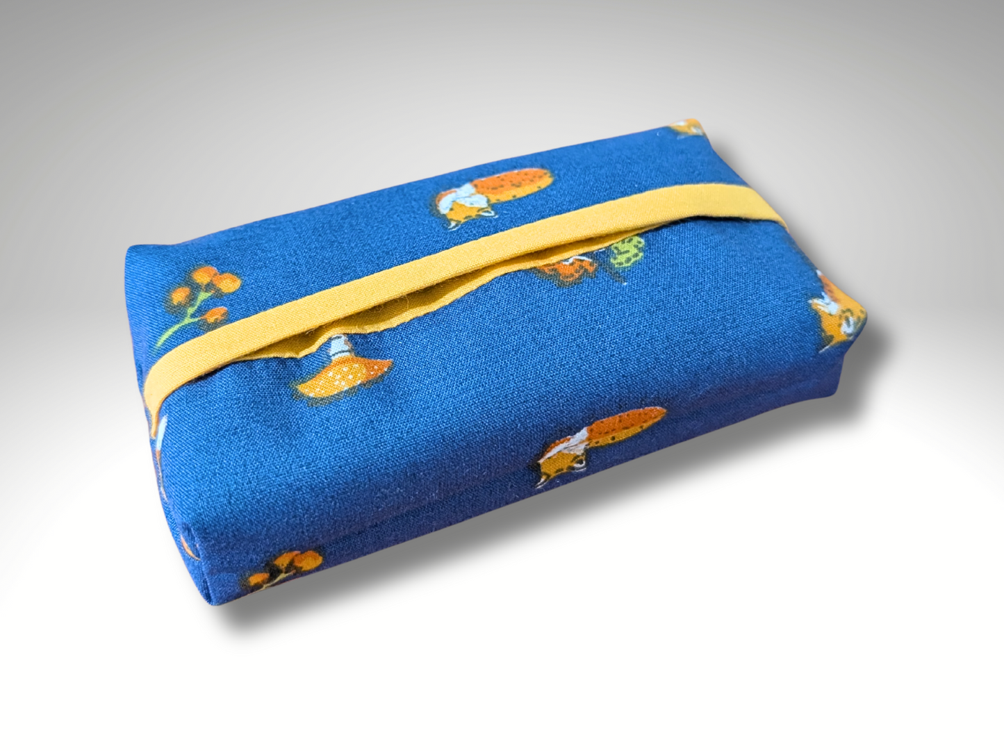 Pocket tissue holder, Key fob tissue holder, travel tissue, Fox
