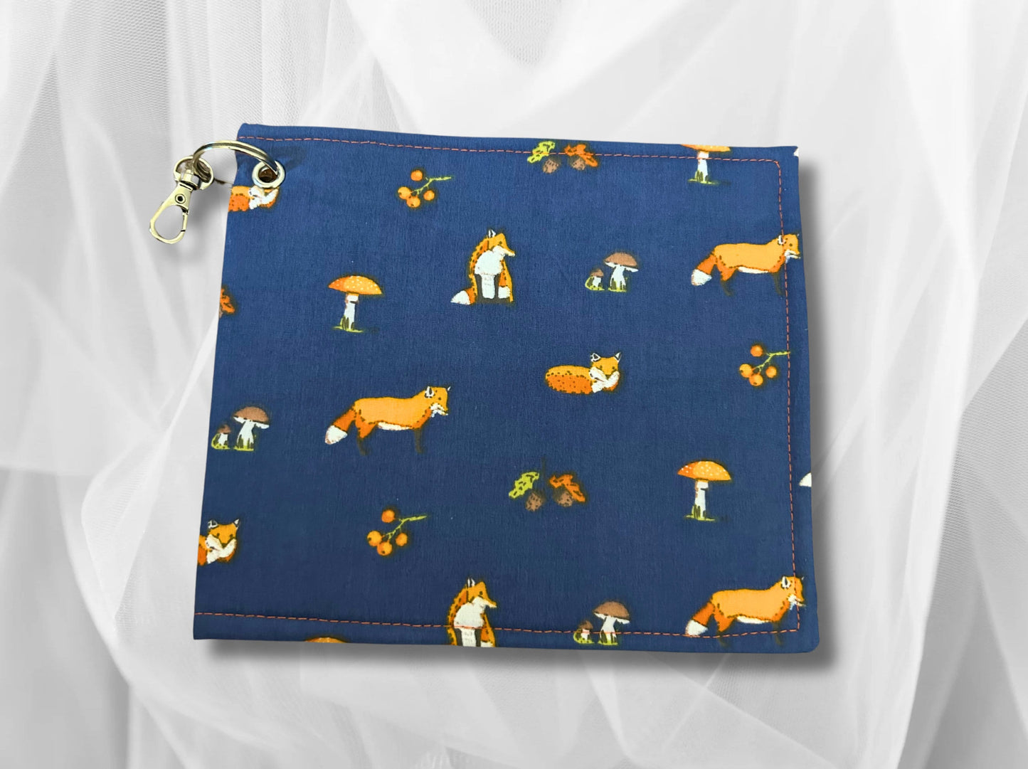 Blue Badge holder, Disabled parking permit holder, Fox blue badge holder, Fabric blue badge holder, Key Fob